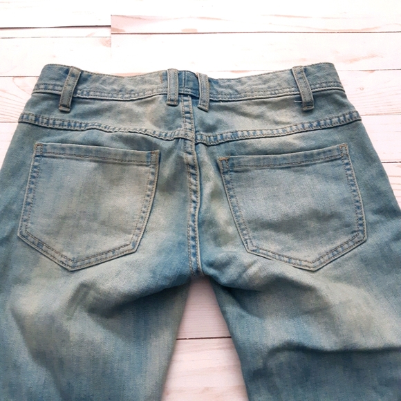 FREE PEOPLE Ripped Crop Skinny Denim Jeans - Picture 8 of 8